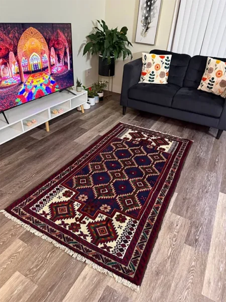 Rug #5 – Handmade Persian Baluch Tribal Wool Rug