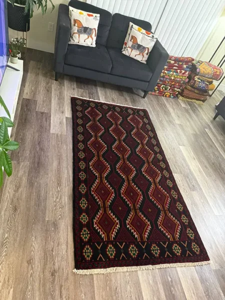 Rug #38 – Handmade Persian Baluch Tribal Wool Rug