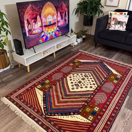 Rug #2 – Persian Handmade Ghuchan Rug – 4.3 × 6.2 ft