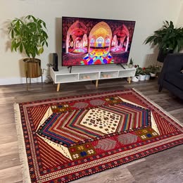 Rug #2 – Persian Handmade Ghuchan Rug – 4.3 × 6.2 ft