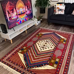 Rug #2 – Persian Handmade Ghuchan Rug – 4.3 × 6.2 ft