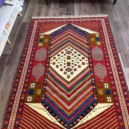 Rug #2 – Persian Handmade Ghuchan Rug – 4.3 × 6.2 ft