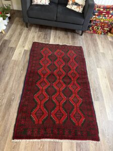 Rug #68 – Handmade Persian Baluch Tribal Wool Rug – 5' 7" × 3' 5" ft