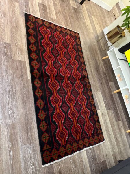 Rug #69 – Handmade Persian Baluch Tribal Wool Rug – 6' 2" × 3' 2" ft