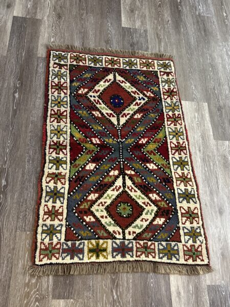 Rug#35-Persian Handmade Ghuchan Rug– 3.5 × 2.3 ft